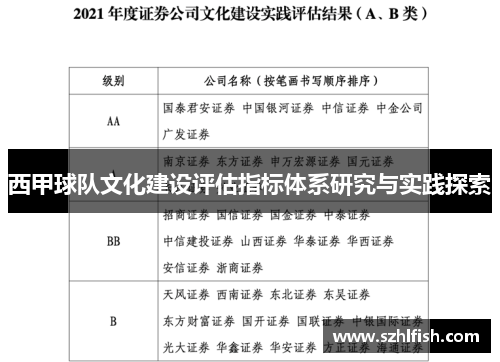 西甲球队文化建设评估指标体系研究与实践探索 西甲球队文化建设评估指标体系研究与实践探索